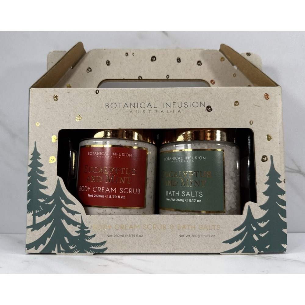 Botanical Infusion Australia ✨Body Scrub And Bath Salts✨Eucalyptus Mint
